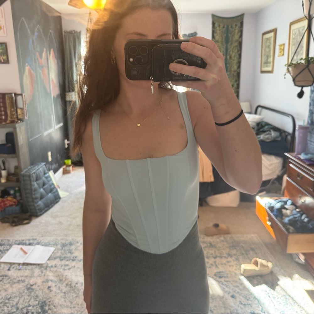 Windsor Light Blue Corset